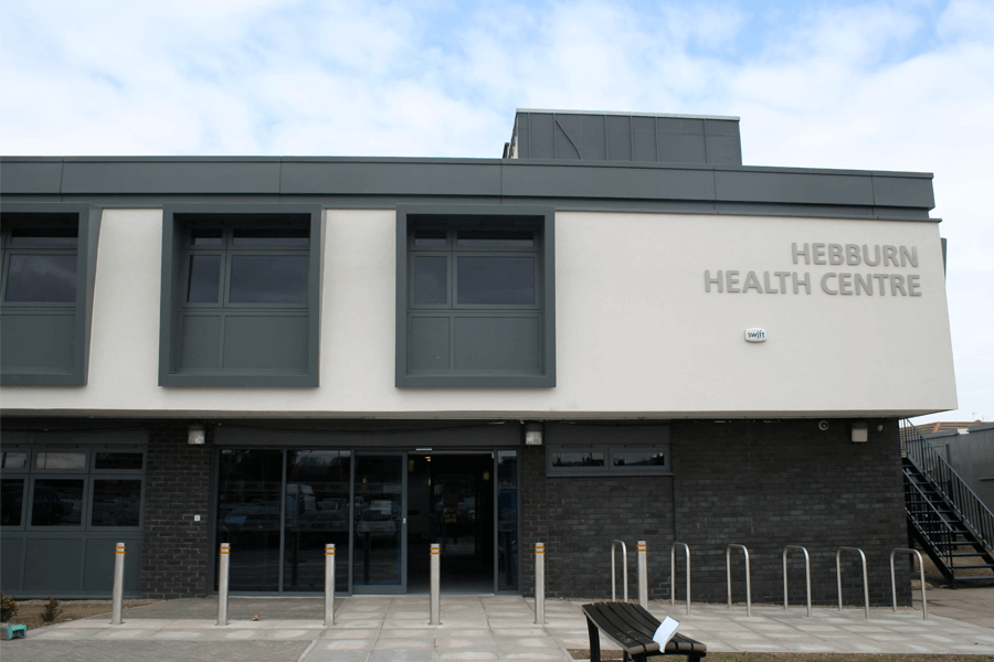 curtain walling health centre